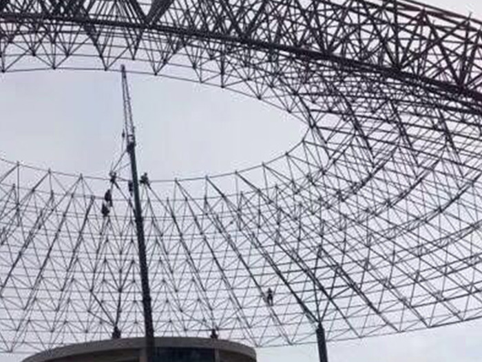 灵武篮球馆球形网架厂家价格